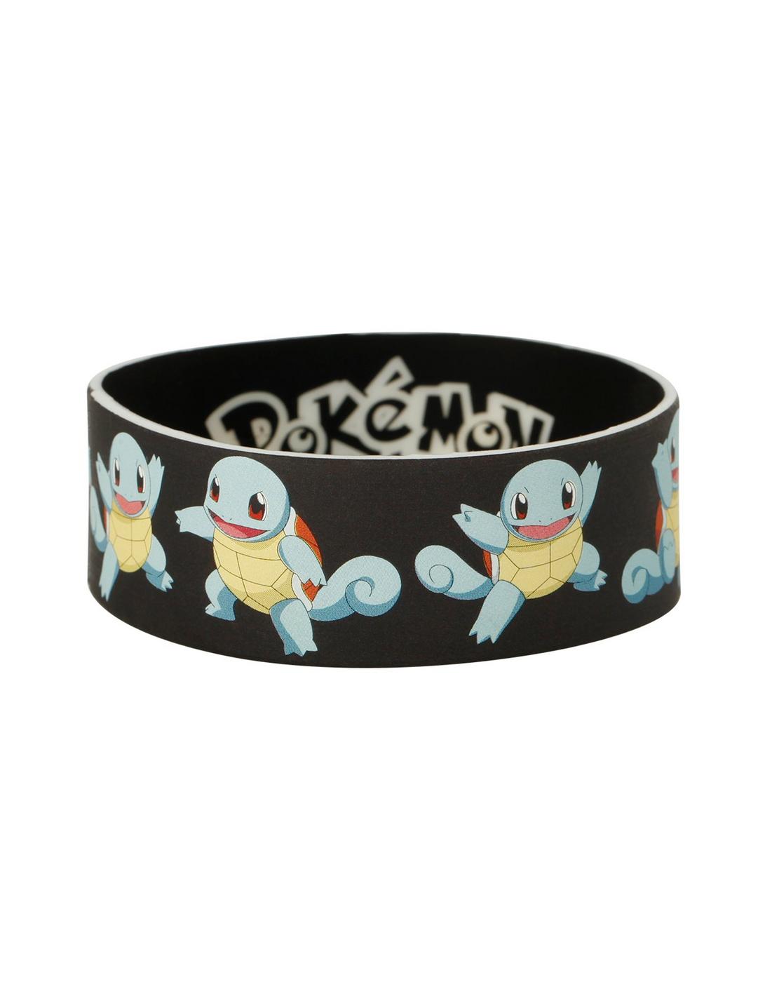 Pokemon Squirtle Rubber Bracelet, , hi-res