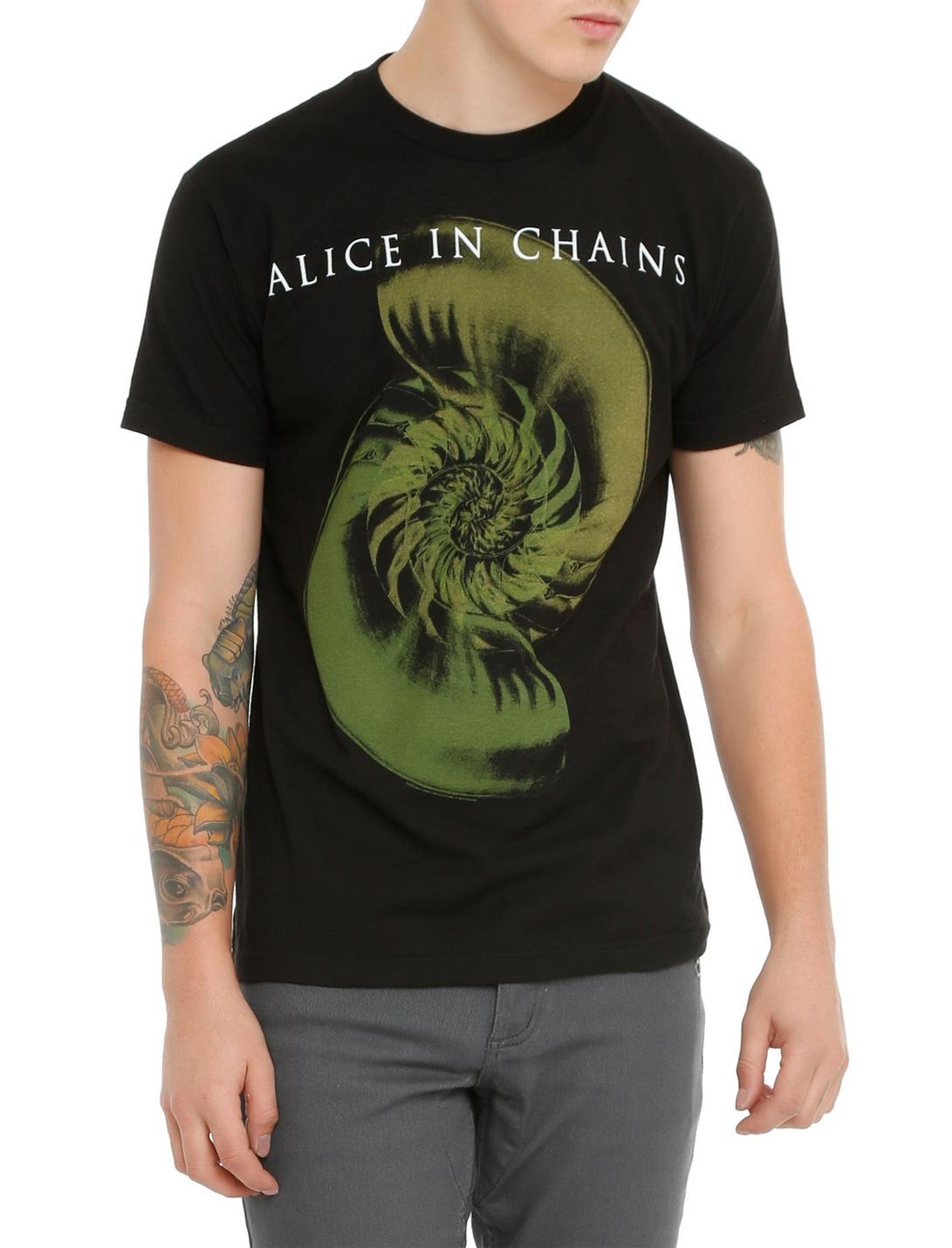 Alice In Chains Shellshock T-Shirt, BLACK, hi-res