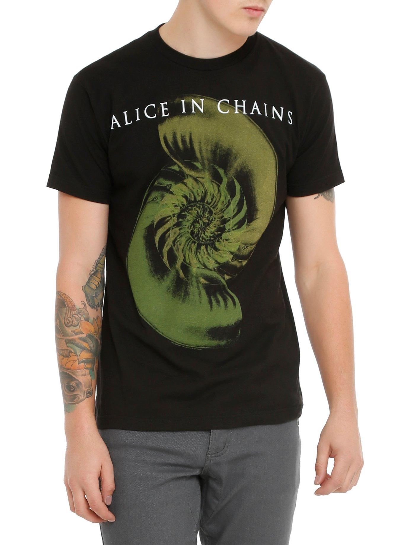 Alice In Chains Shellshock T-Shirt, BLACK, hi-res