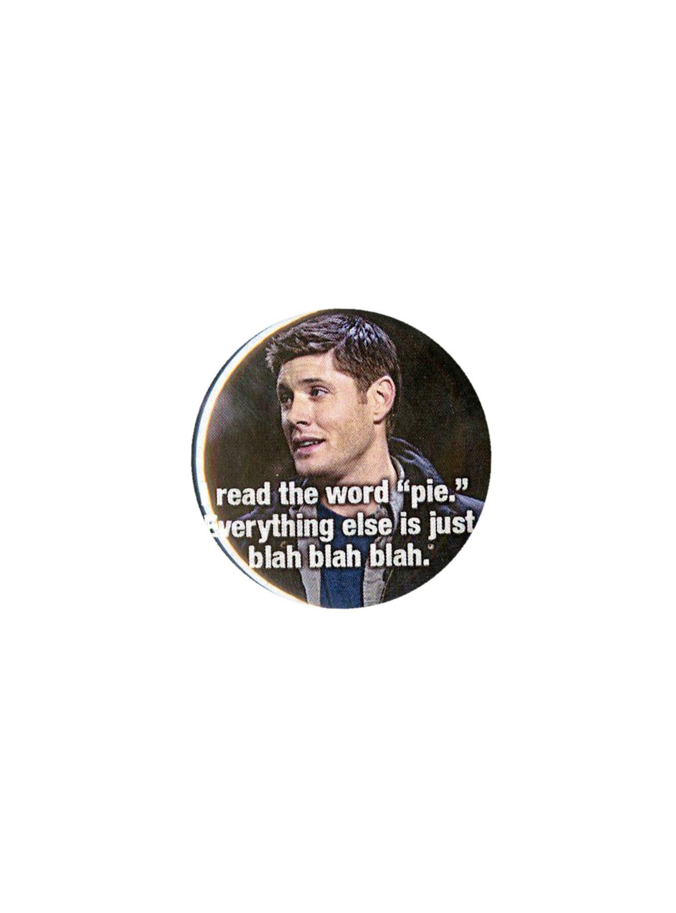 Supernatural Dean Pie Pin, , hi-res