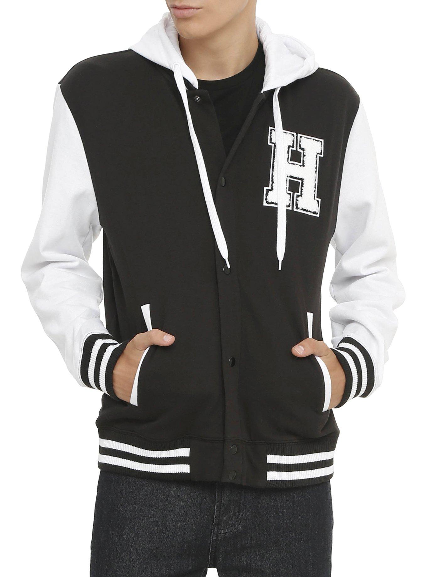 Hoodie Zip Jacket in Black worn by Eminem as seen in 56 NFL