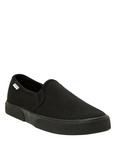 Black Slip-On Shoes, BLACK, hi-res