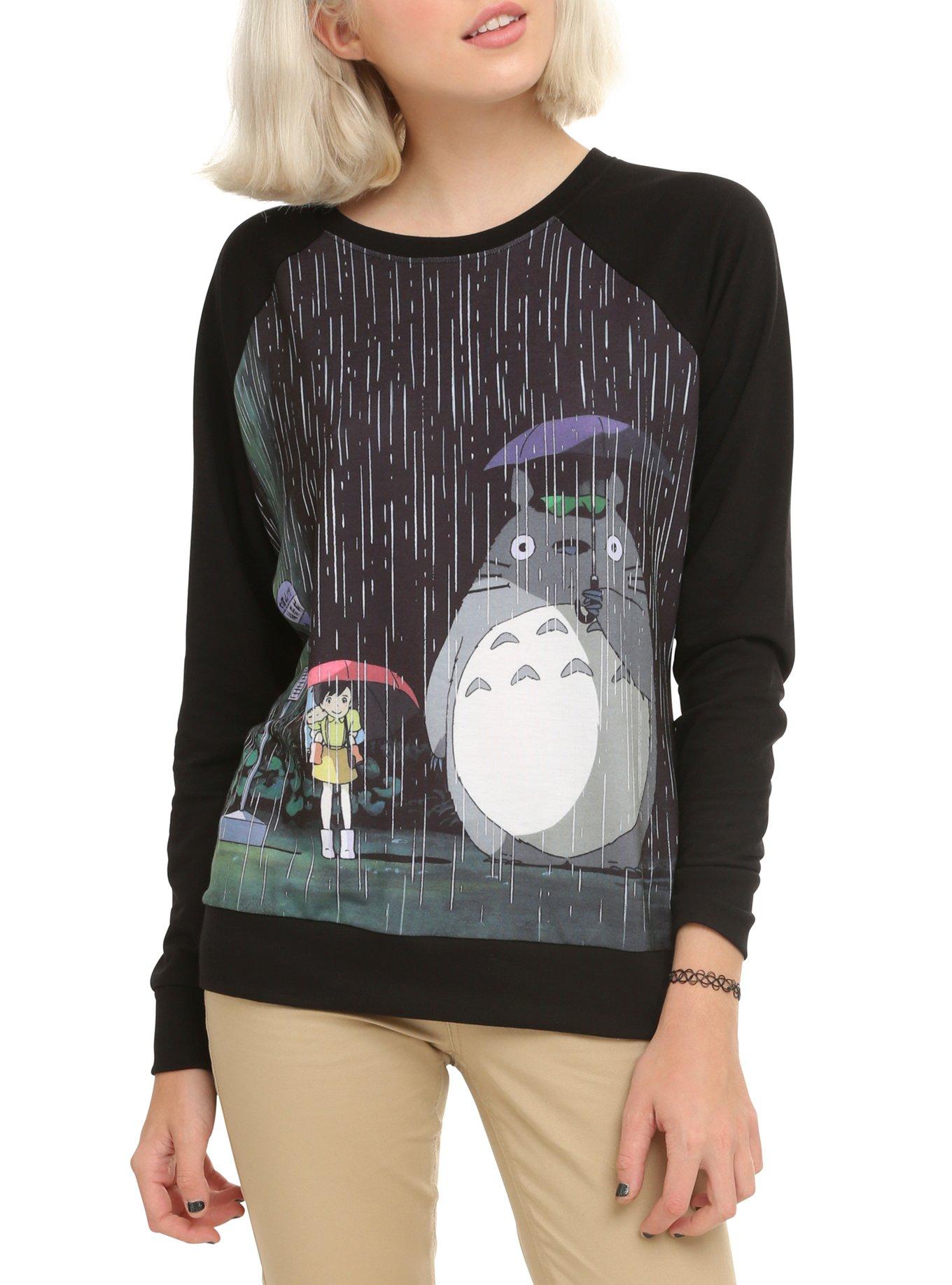 Studio Ghibli Her Universe My Neighbor Totoro At The Bus Stop Girls Pullover Top, BLACK, hi-res