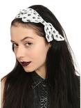 LOVEsick Black & White Skulls Bow Headband 2 Pack, , hi-res