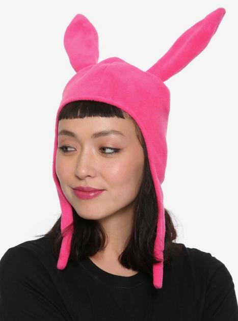 Louise Belcher Ears Hat Tee Animated Show Swim Network Adult Shirt