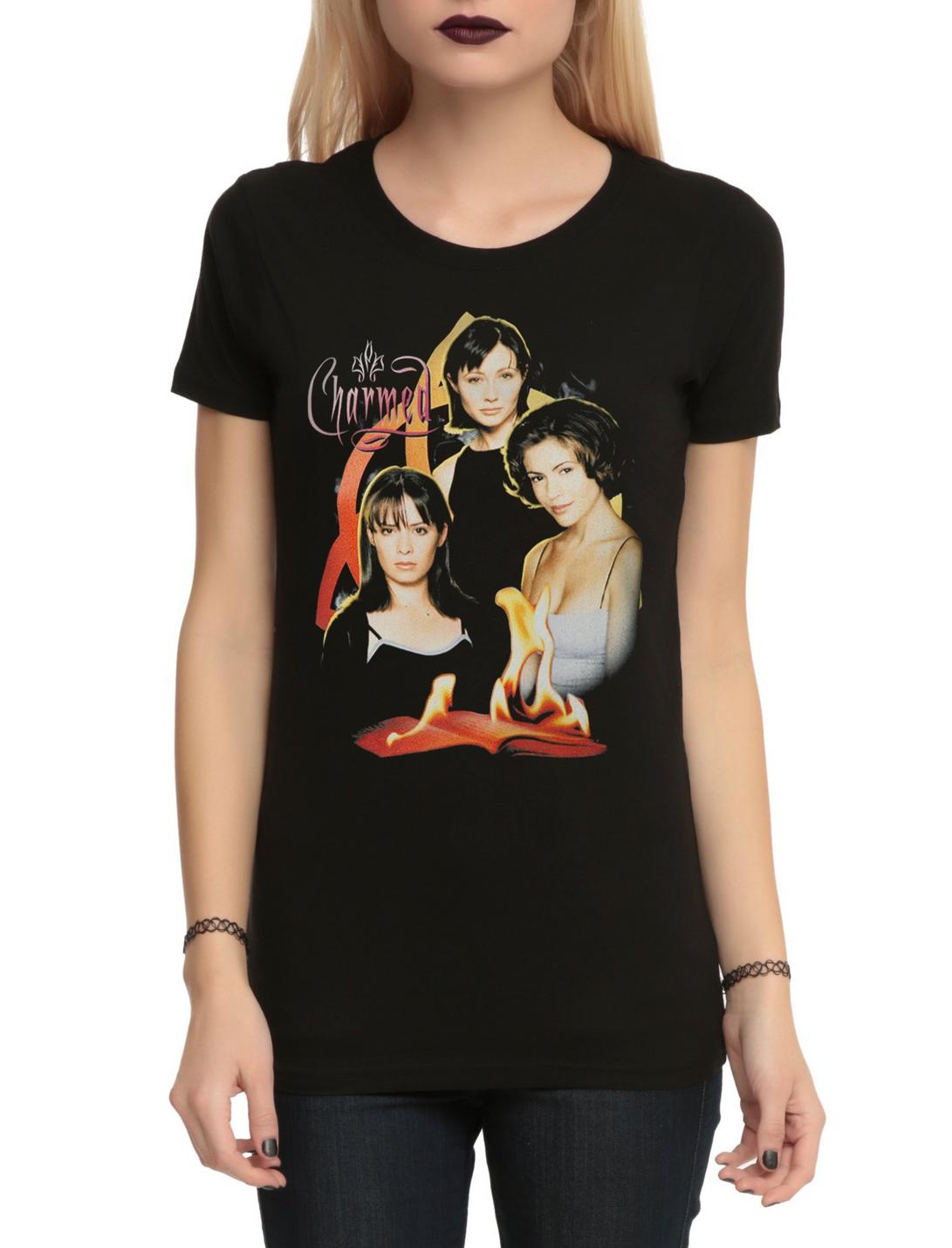 Charmed Trio Girls T-Shirt, BLACK, hi-res