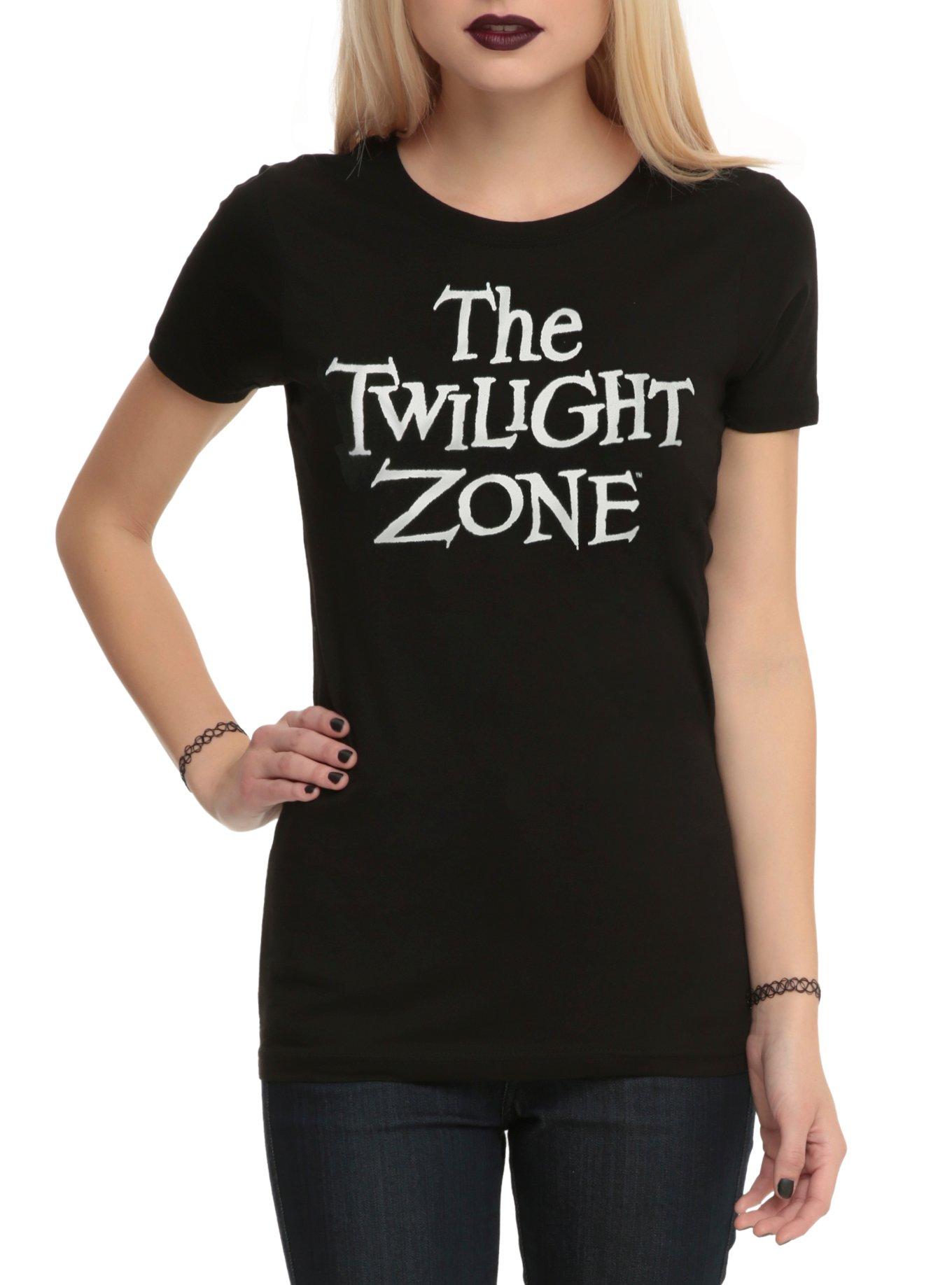 The Twilight Zone Logo Girls T-Shirt, BLACK, hi-res