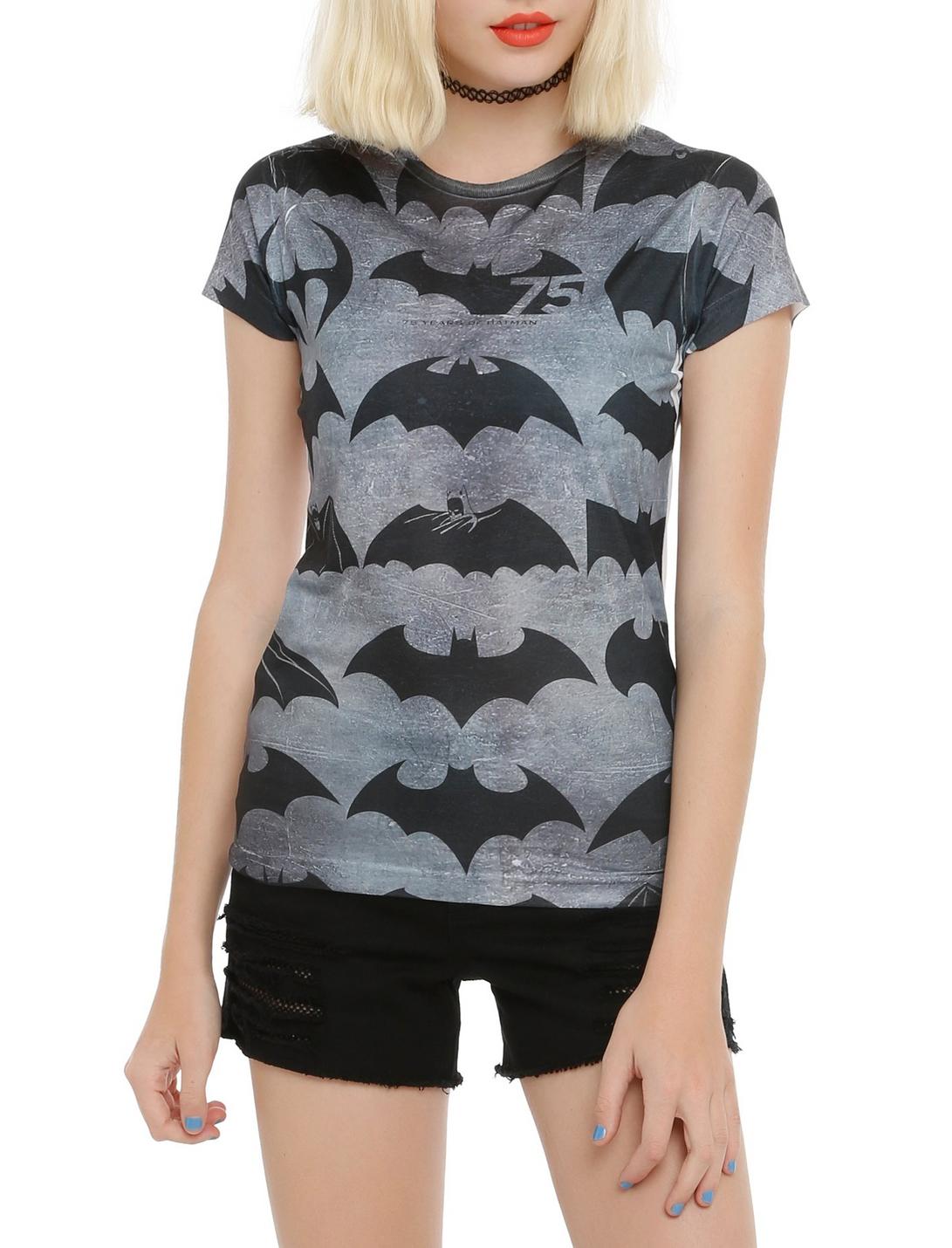 DC Comics Batman 75 Years Girls T-Shirt, , hi-res