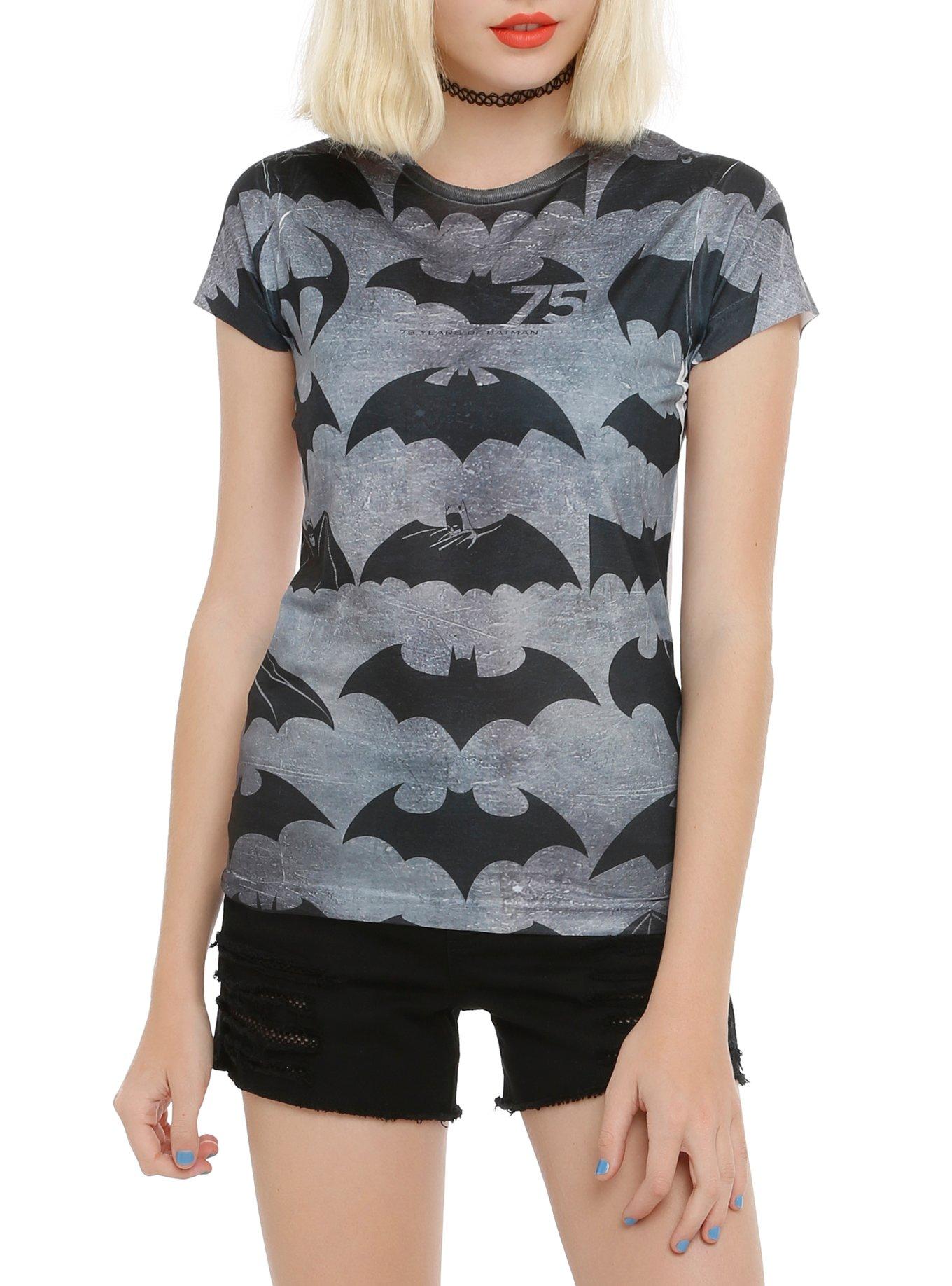 DC Comics Batman 75 Years Girls T-Shirt, , hi-res