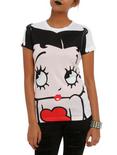 Betty Boop Face Girls T-Shirt, BLACK, hi-res