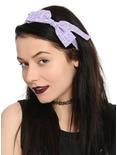 LOVEsick Purple & Black Music Note & Clef Heart Bow Headband 2 Pack, , hi-res