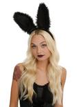 Black Bunny Ears Headband, , hi-res