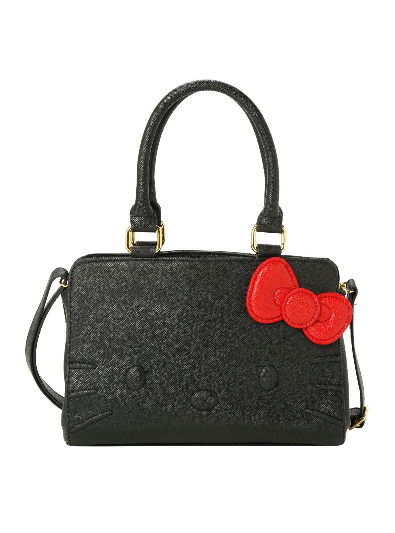 Hello Kitty Face Leather Bag