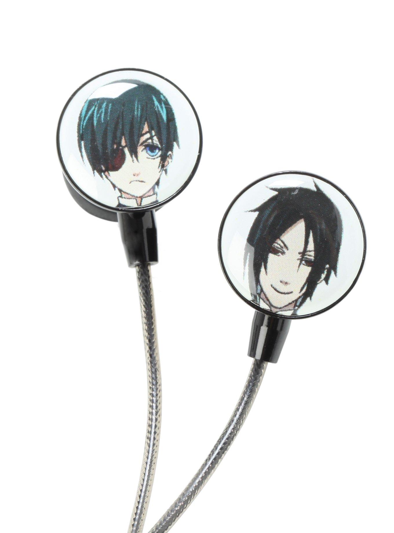 Black Butler Character Earbuds, , hi-res