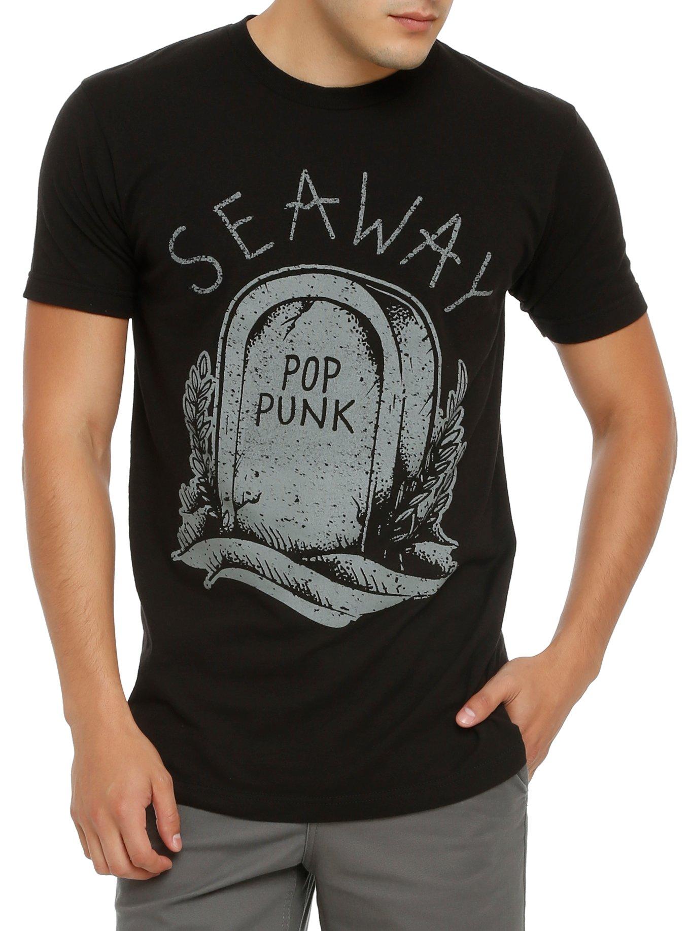 Seaway Pop Punk Gravestone T-Shirt, BLACK, hi-res