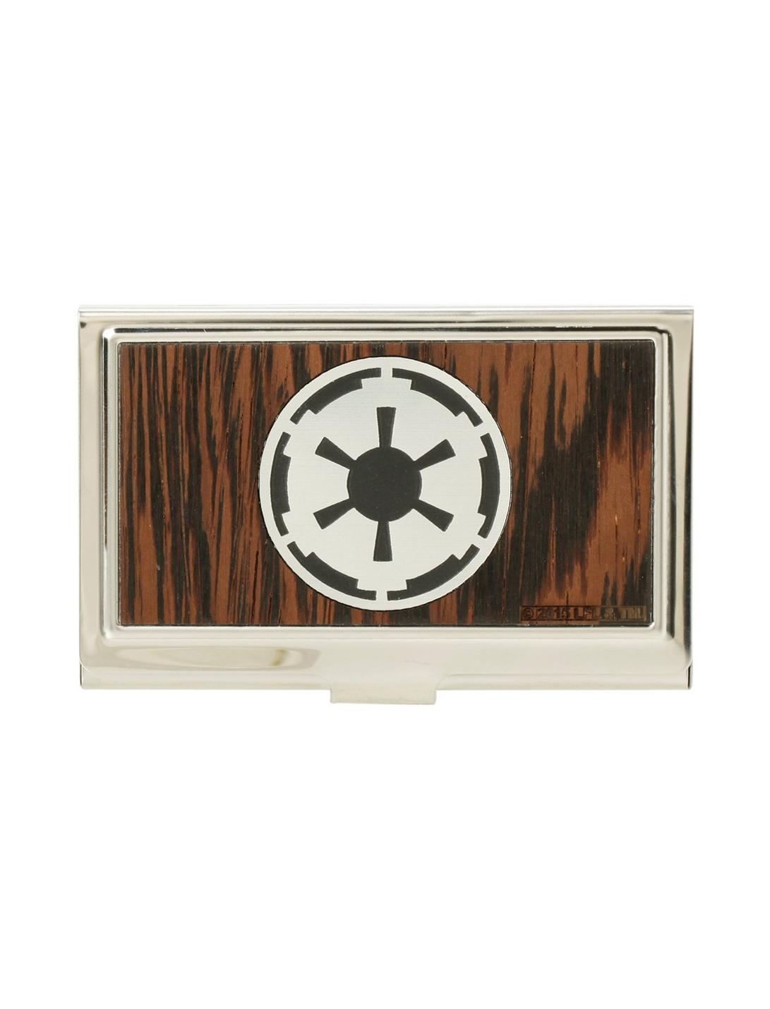 Star Wars Empire Logo Wood Small ID Case, , hi-res
