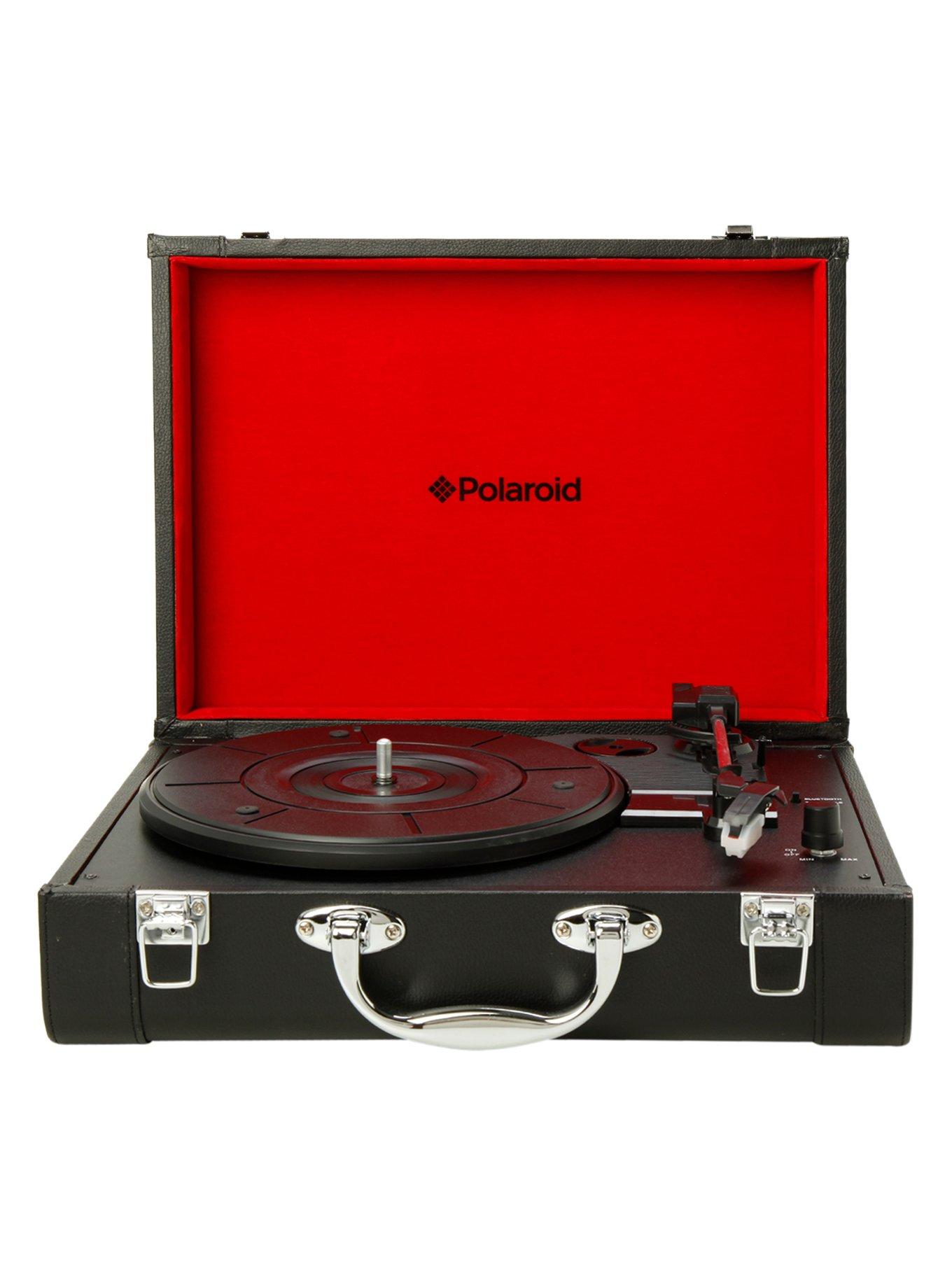 Polaroid Black Portable Turntable, , hi-res