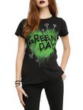 Green Day Heart Nails Girls T-Shirt, BLACK, hi-res