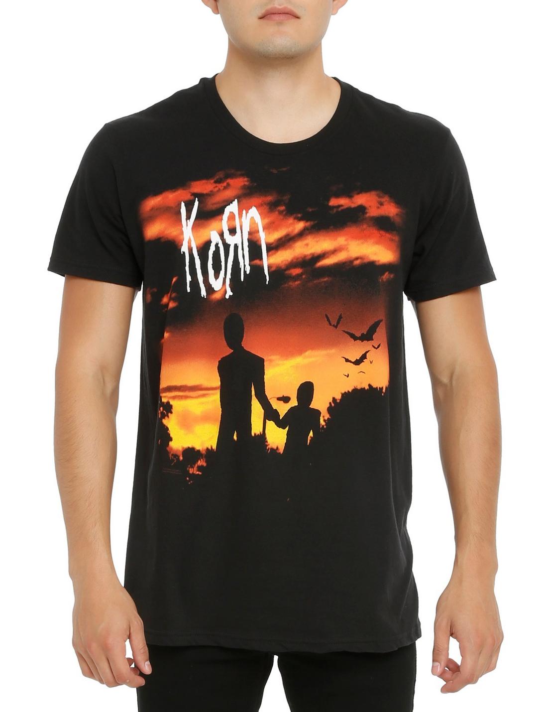Korn Evening Stroll T-Shirt, BLACK, hi-res