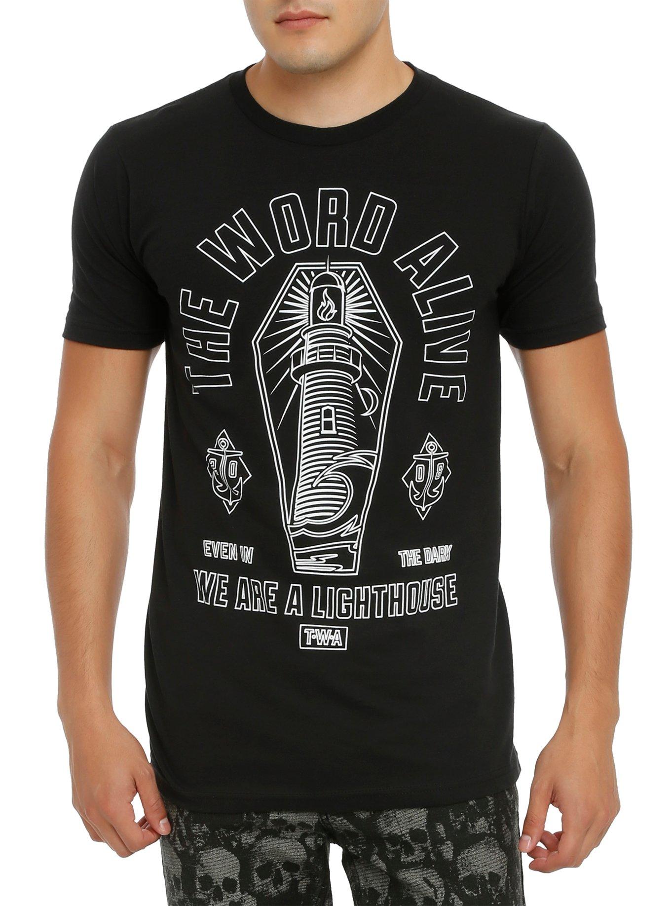 The Word Alive Lighthouse T-Shirt, BLACK, hi-res