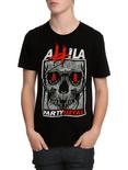 Attila Party Metal Skull T-Shirt, BLACK, hi-res