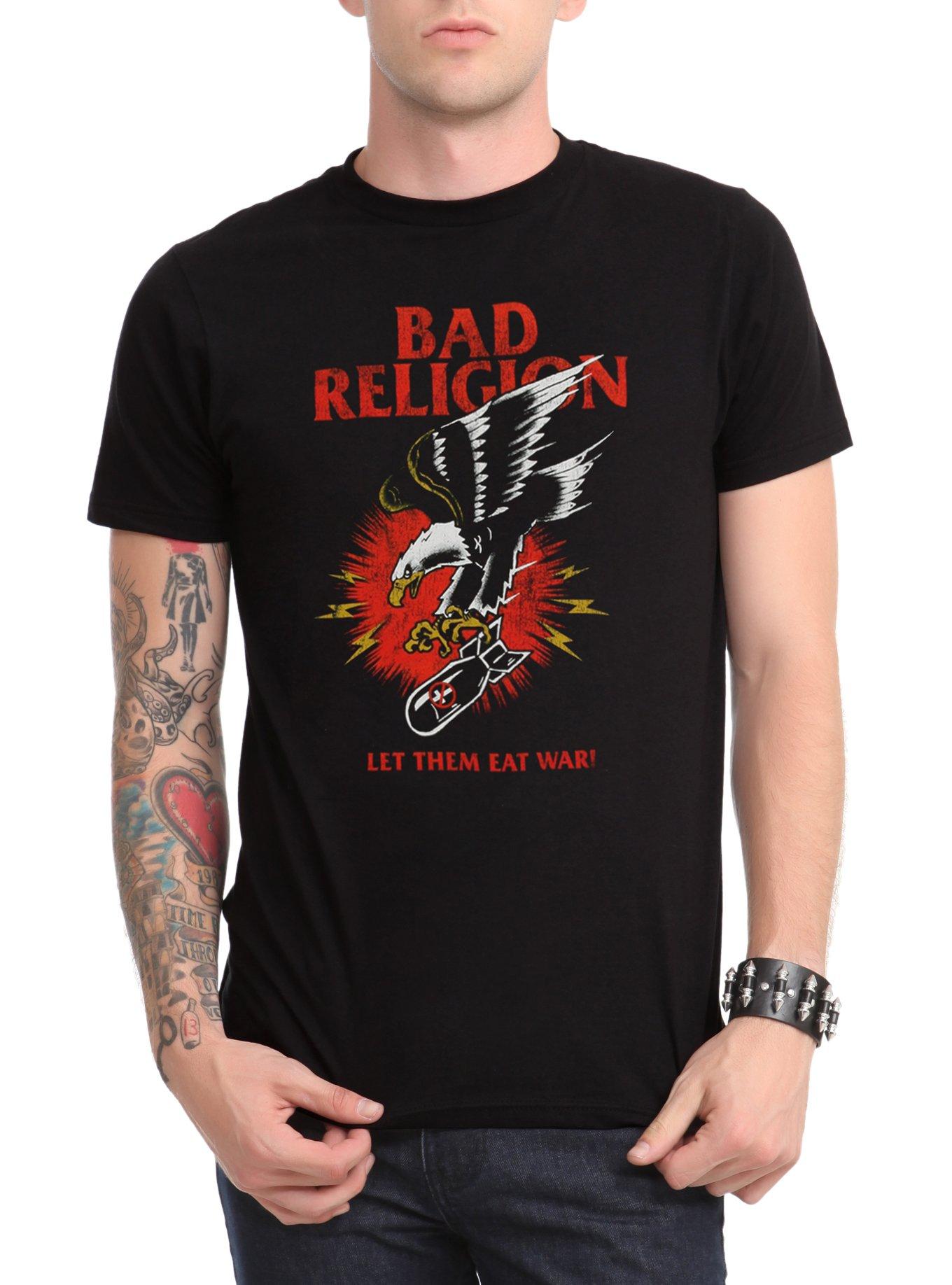 Bad Religon Let Them Eat War T-Shirt, BLACK, hi-res