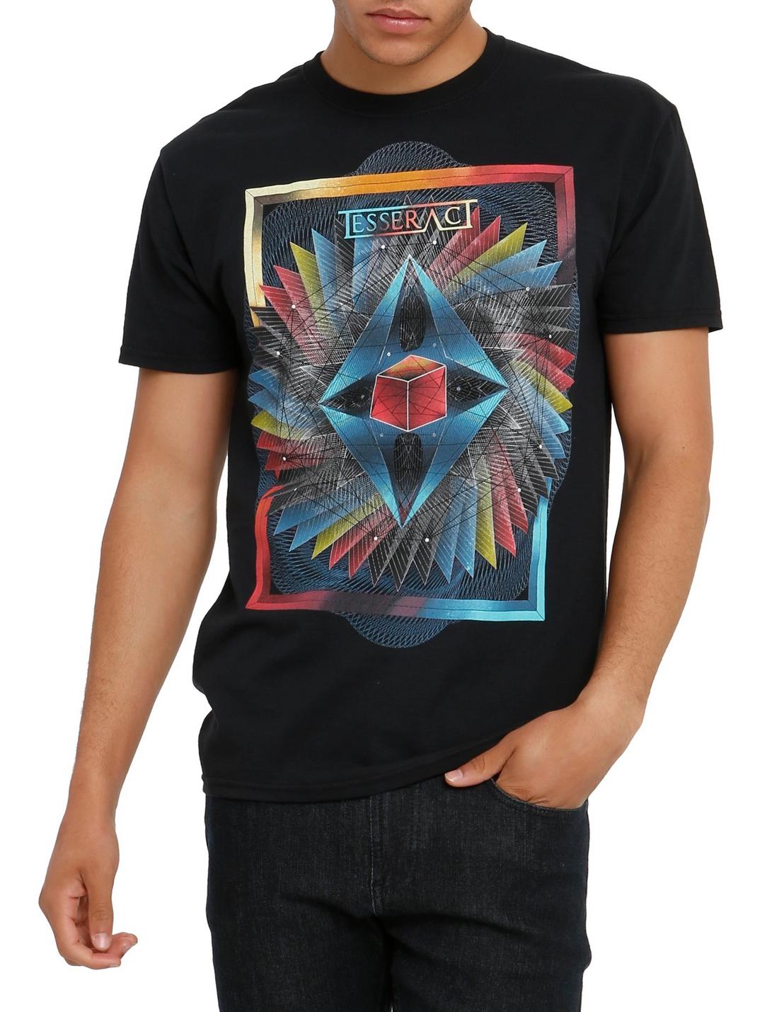 Tesseract Diamond Frame T-Shirt, BLACK, hi-res