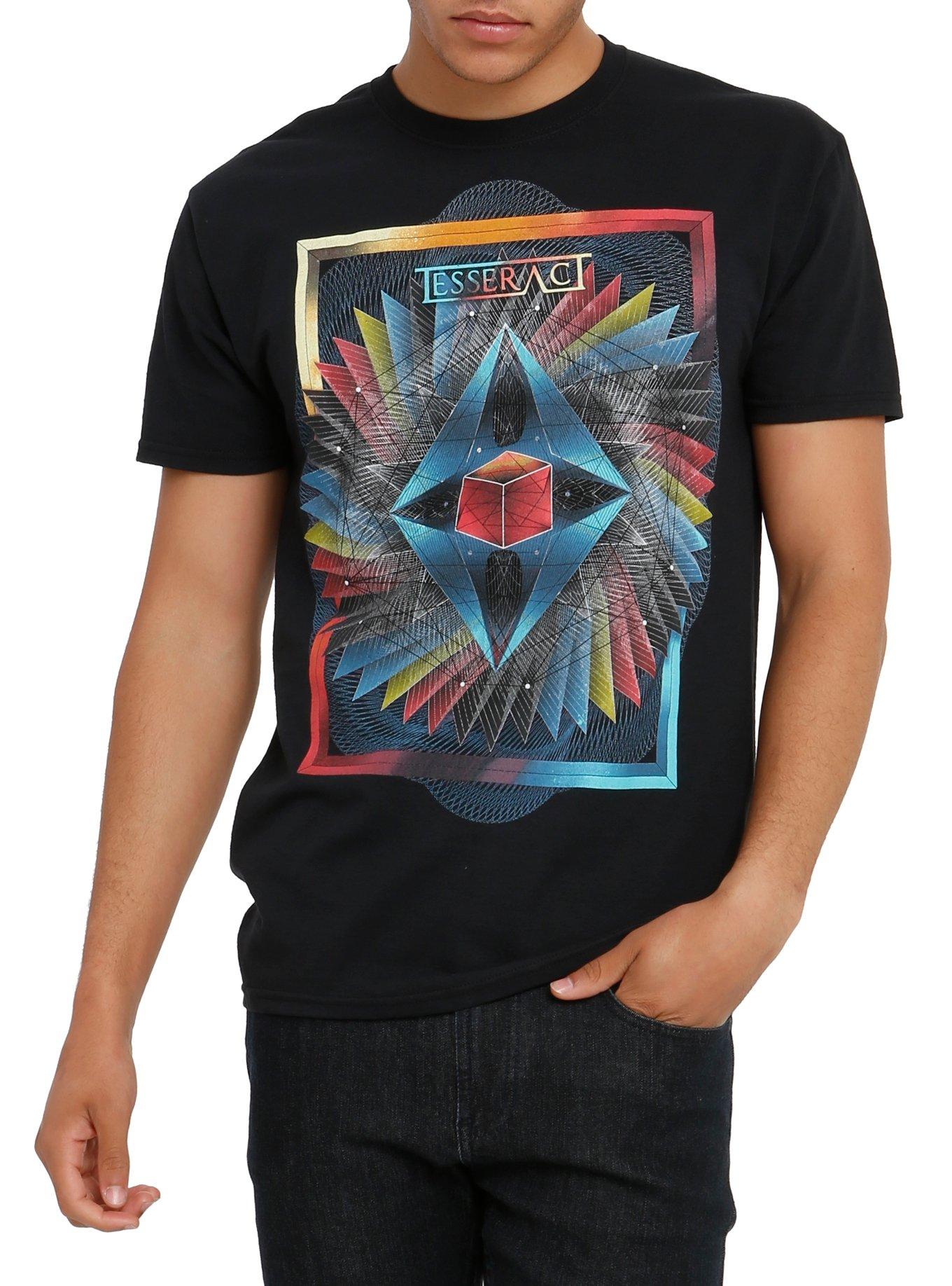 Tesseract Diamond Frame T-Shirt, BLACK, hi-res