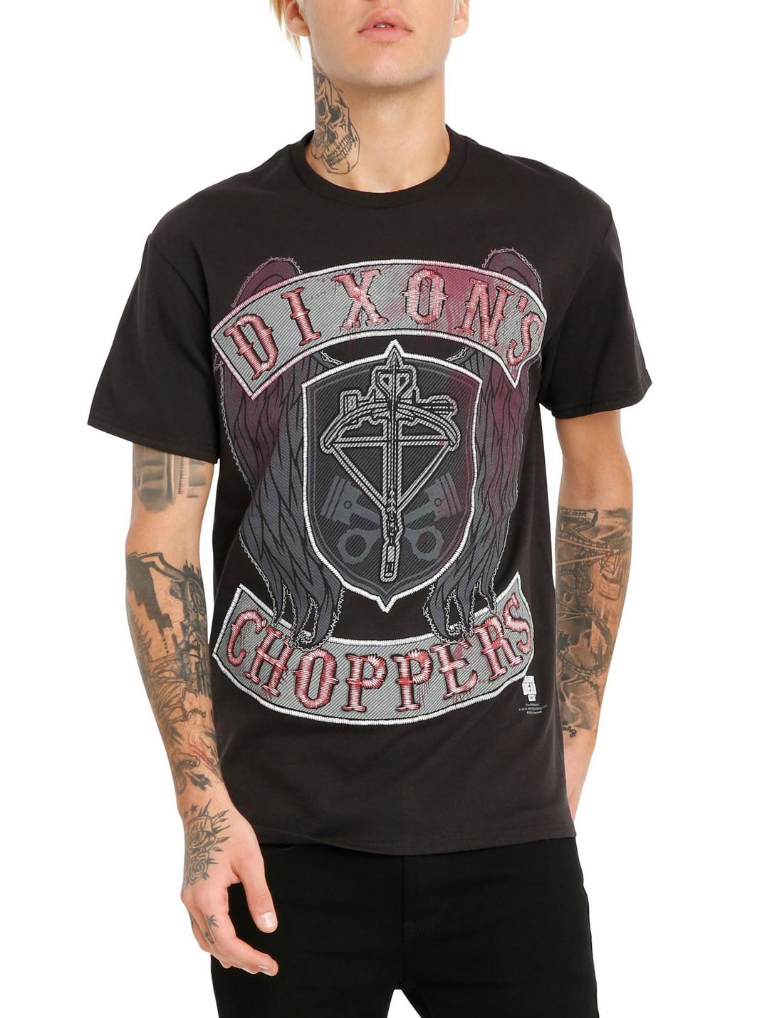 The Walking Dead Dixon's Choppers T-Shirt, BLACK, hi-res