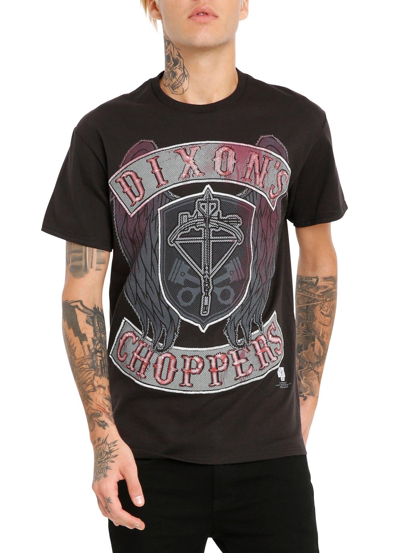 The Walking Dead Dixon's Choppers T-Shirt, BLACK, hi-res
