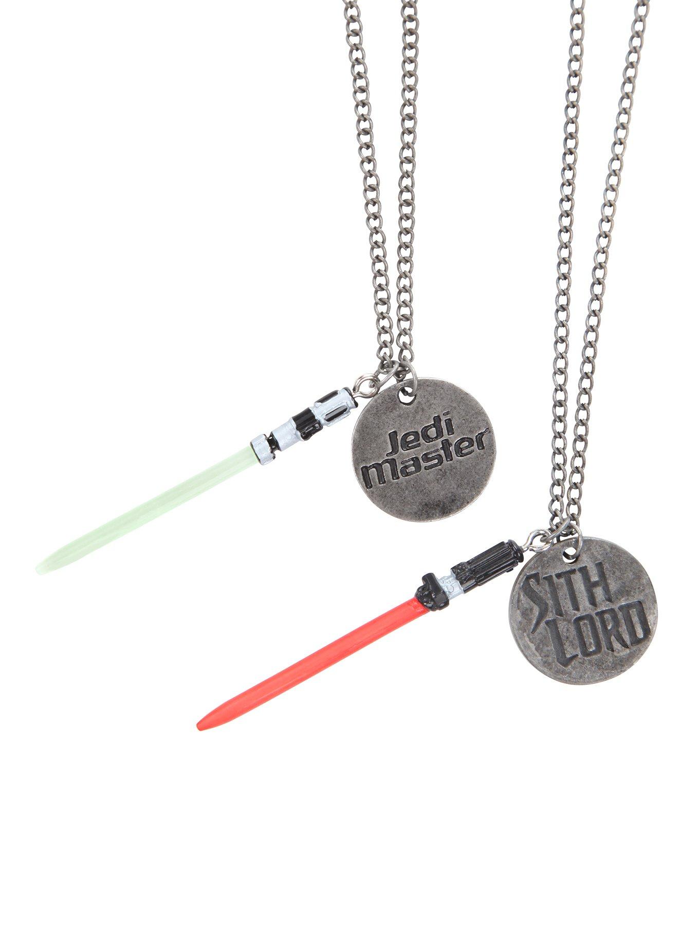 Star Wars Jedi Master & Sith Lord Best Friend Necklace Set, , hi-res