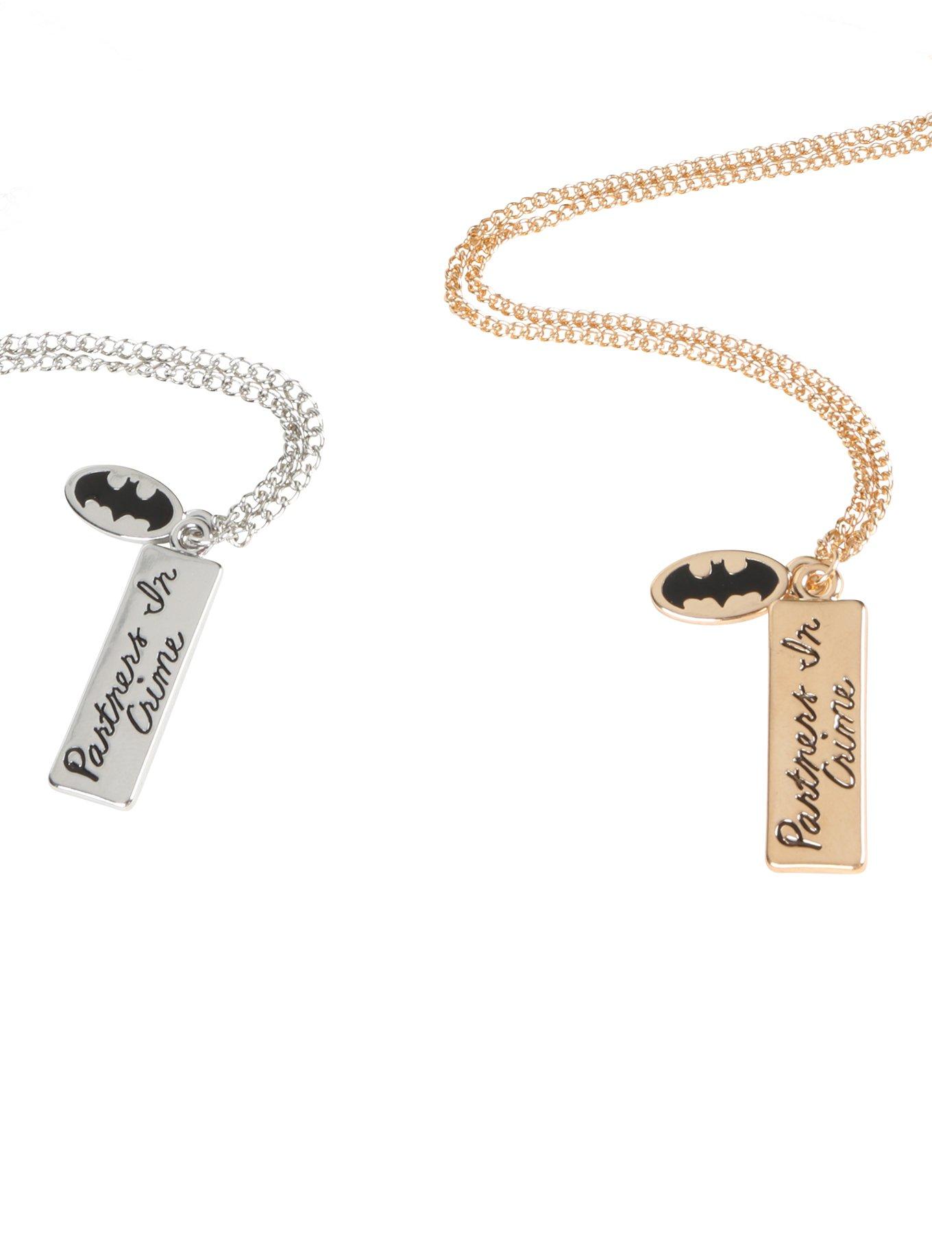 DC Comics Batman Partners In Crime Best Friends Necklace Set, , hi-res