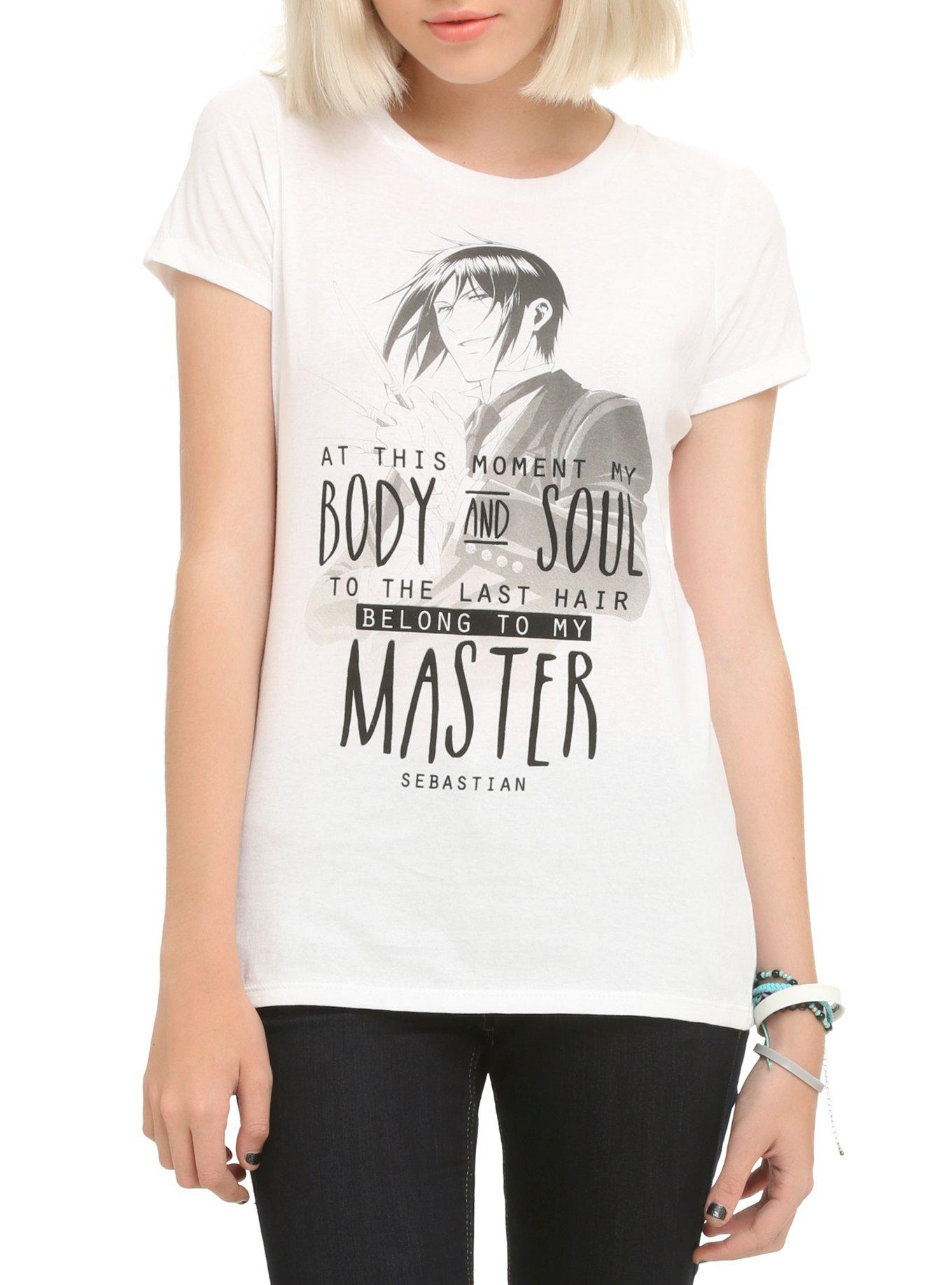 Black Butler Body And Soul Girls T-Shirt, WHITE, hi-res
