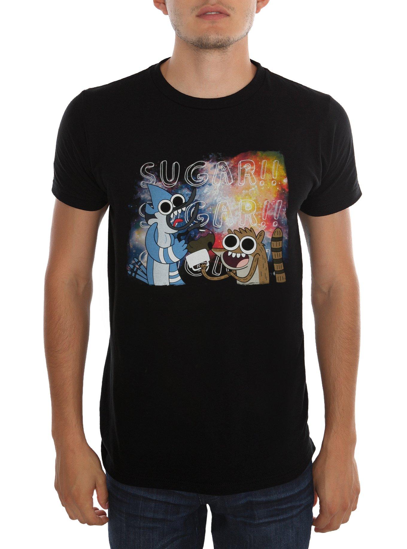 Regular Show Mordecai And Rigby Sugar T-Shirt, , hi-res