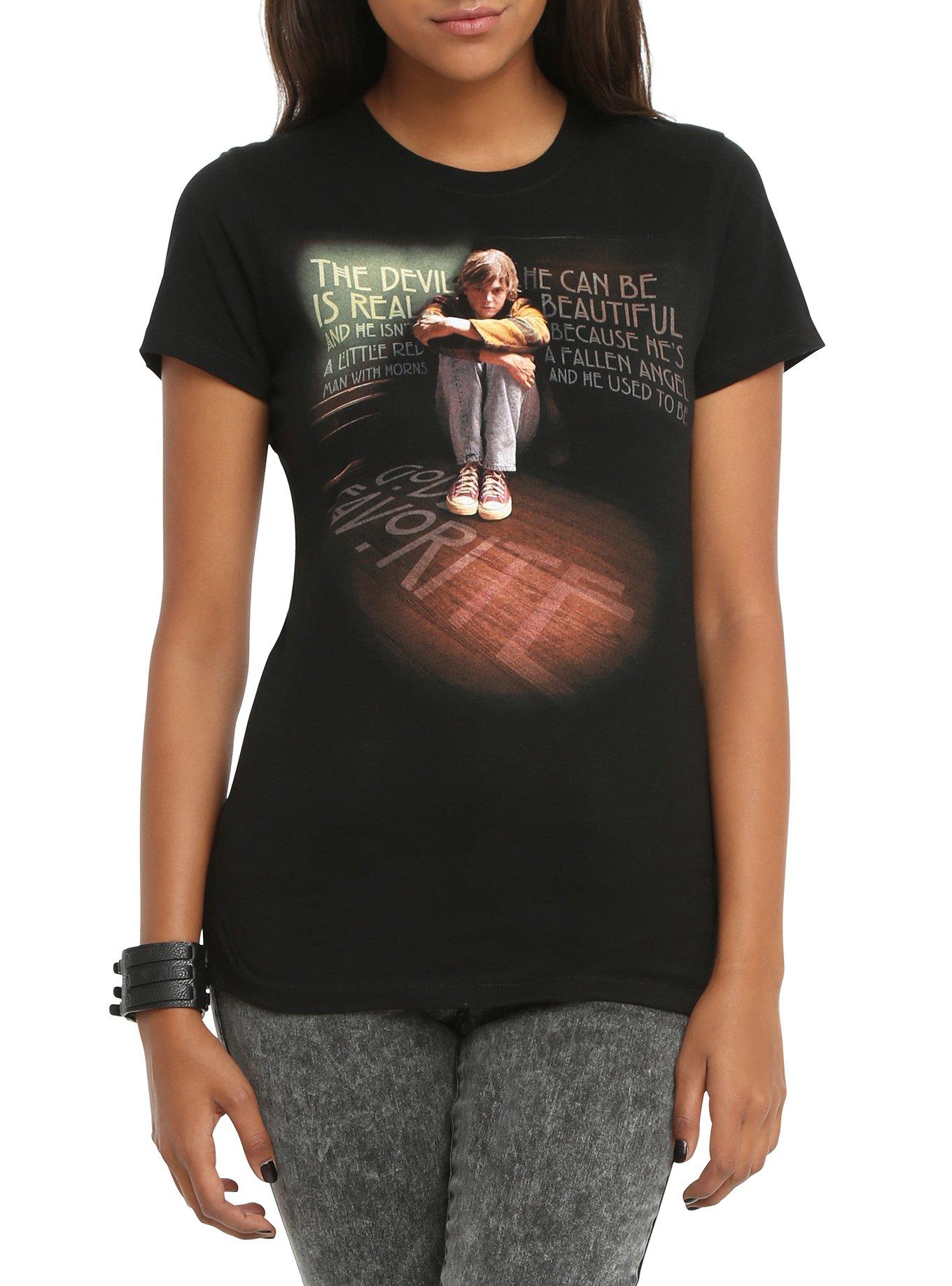 American Horror Story Tate Devil Is Real Girls T-Shirt, BLACK, hi-res