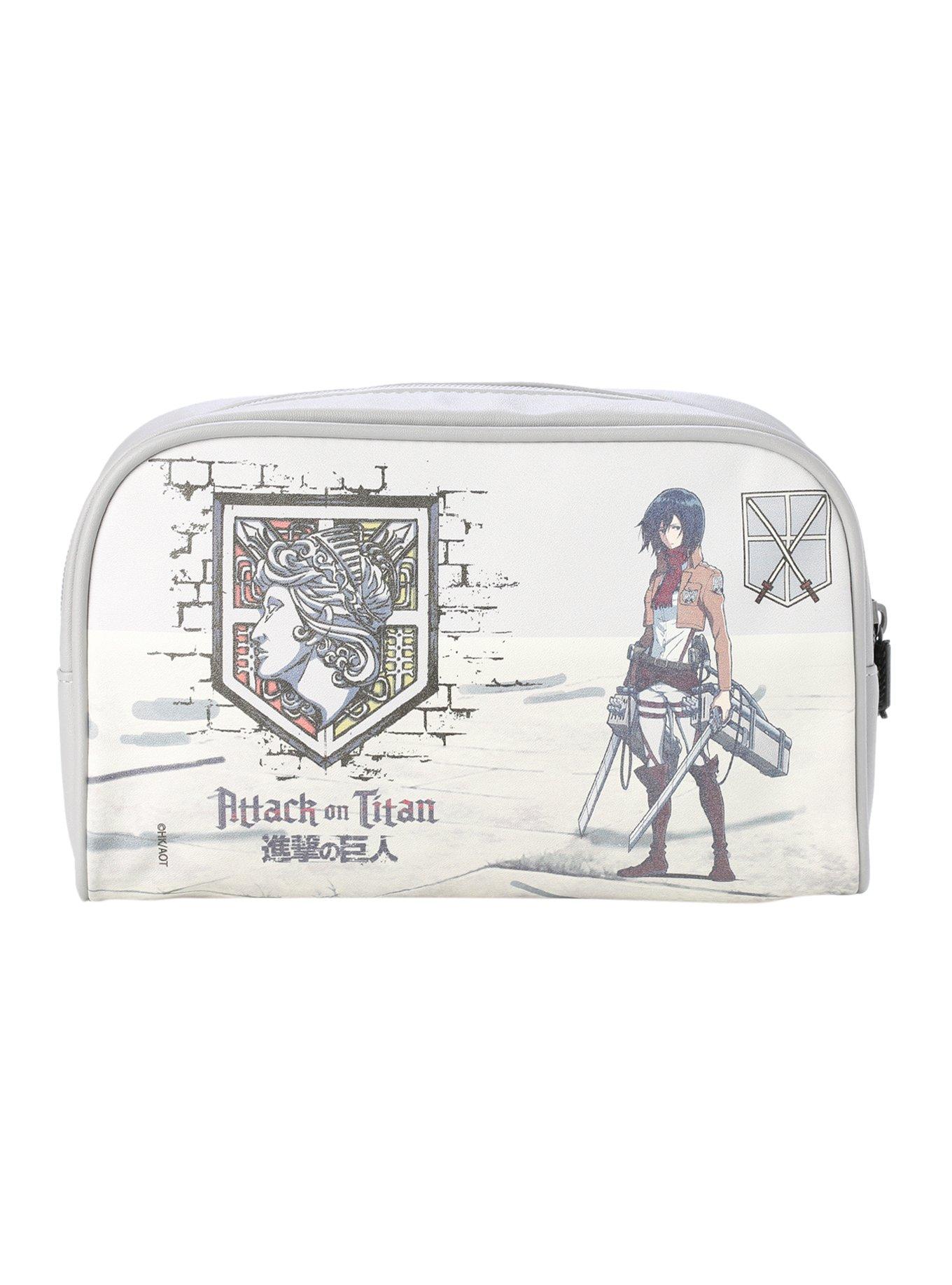 Attack On Titan Mikasa Cosmetic Bag, , hi-res