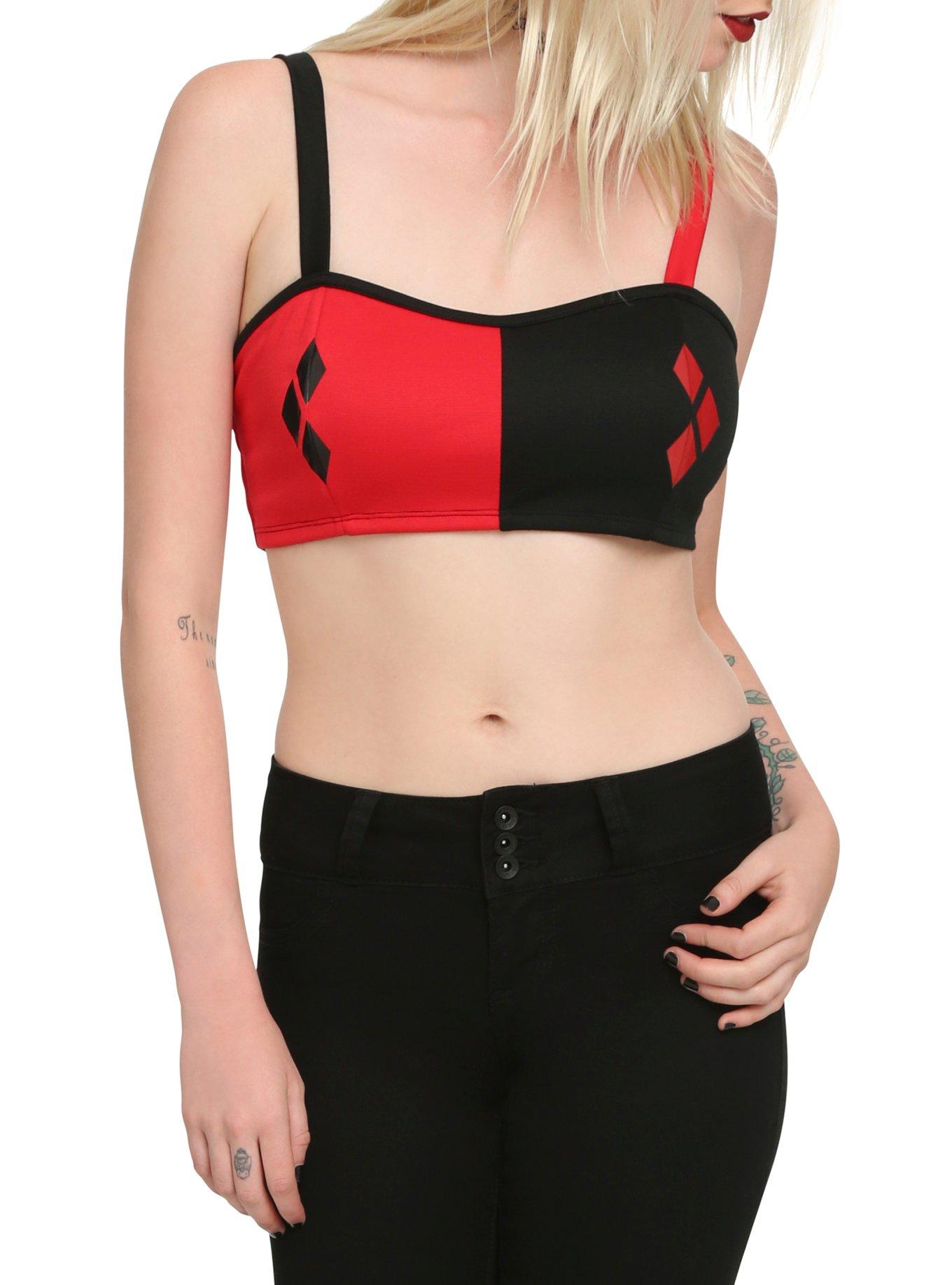 DC Comics Harley Quinn Cage Back Bralette, , hi-res