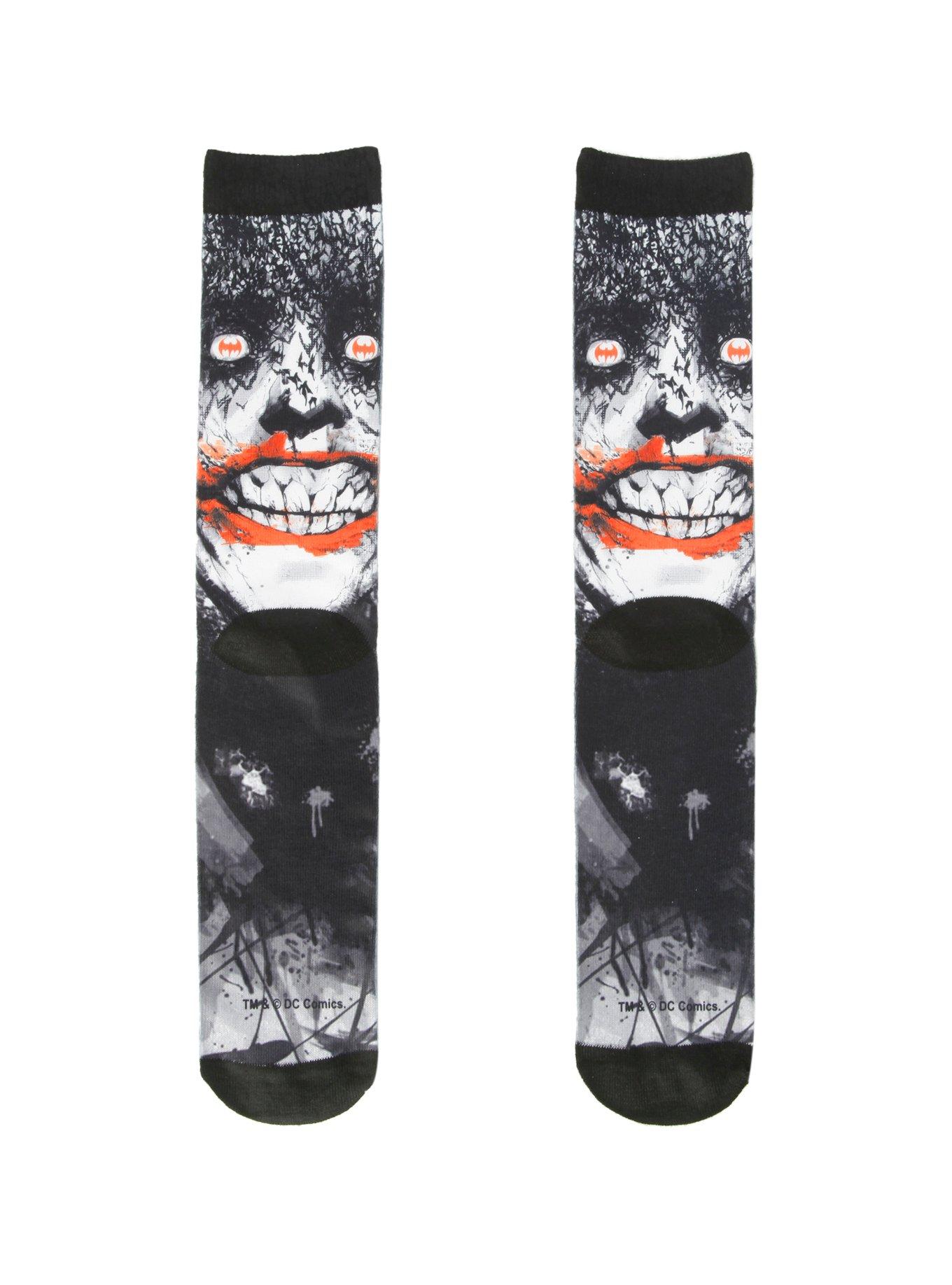 DC Comics The Joker Crew Socks, , hi-res