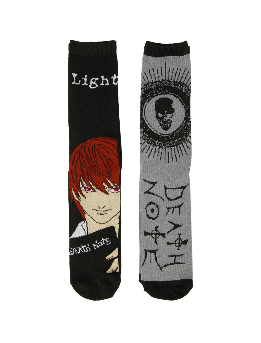 Death Note Light Crew Socks 2 Pack, , hi-res