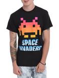 Space Invaders Logo T-Shirt, BLACK, hi-res