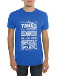 Doctor Who Timey Wimey TARDIS T-Shirt, ROYAL BLUE, hi-res