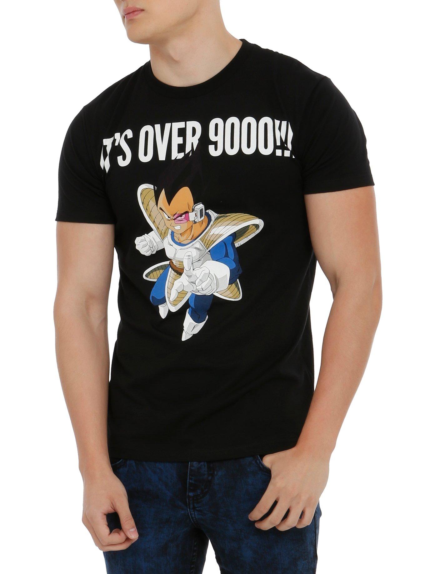 Dragon Ball Z Over 9000 T-Shirt, BLACK, hi-res