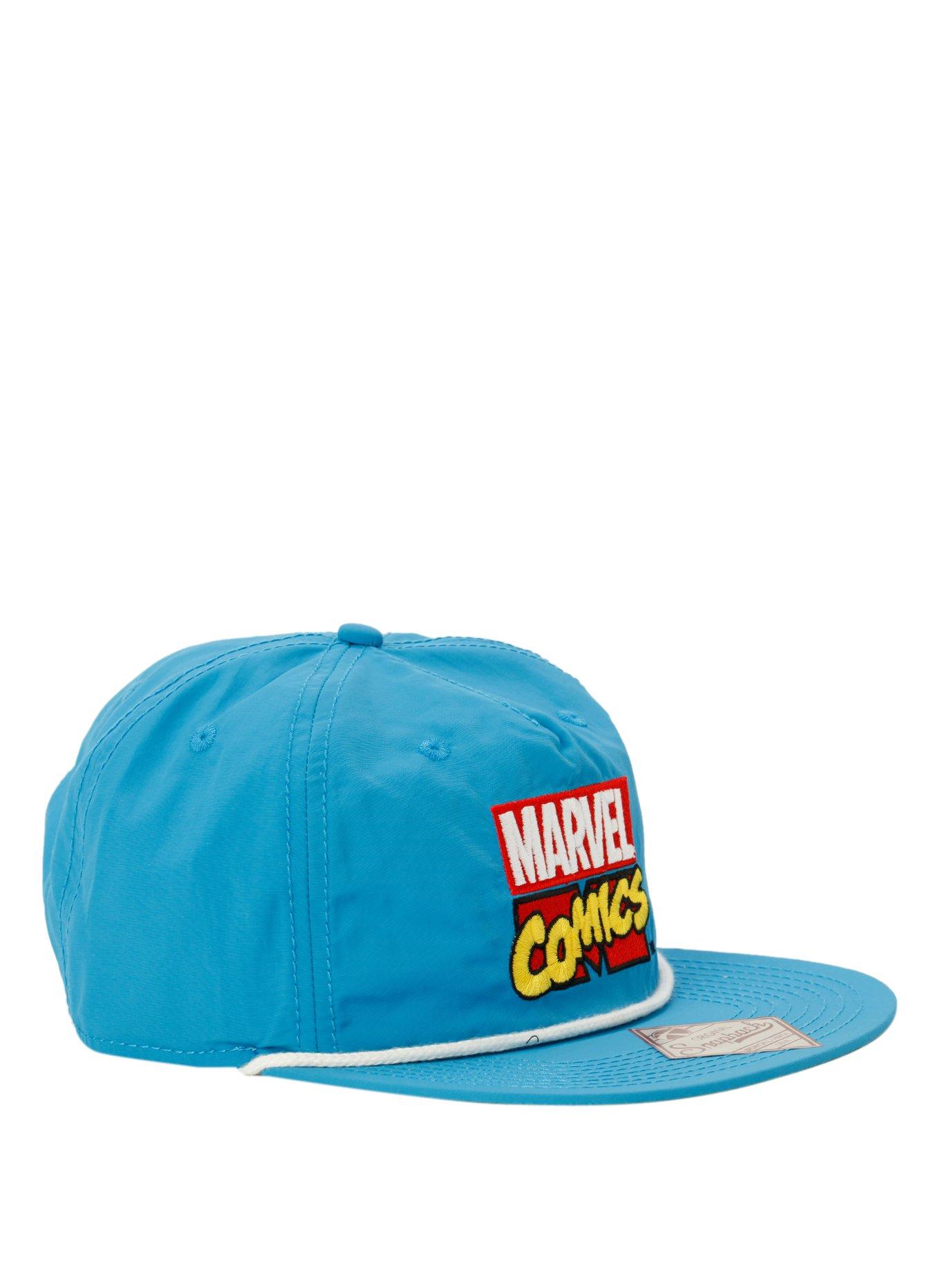 Marvel Comics Logo Snapback Hat, , hi-res