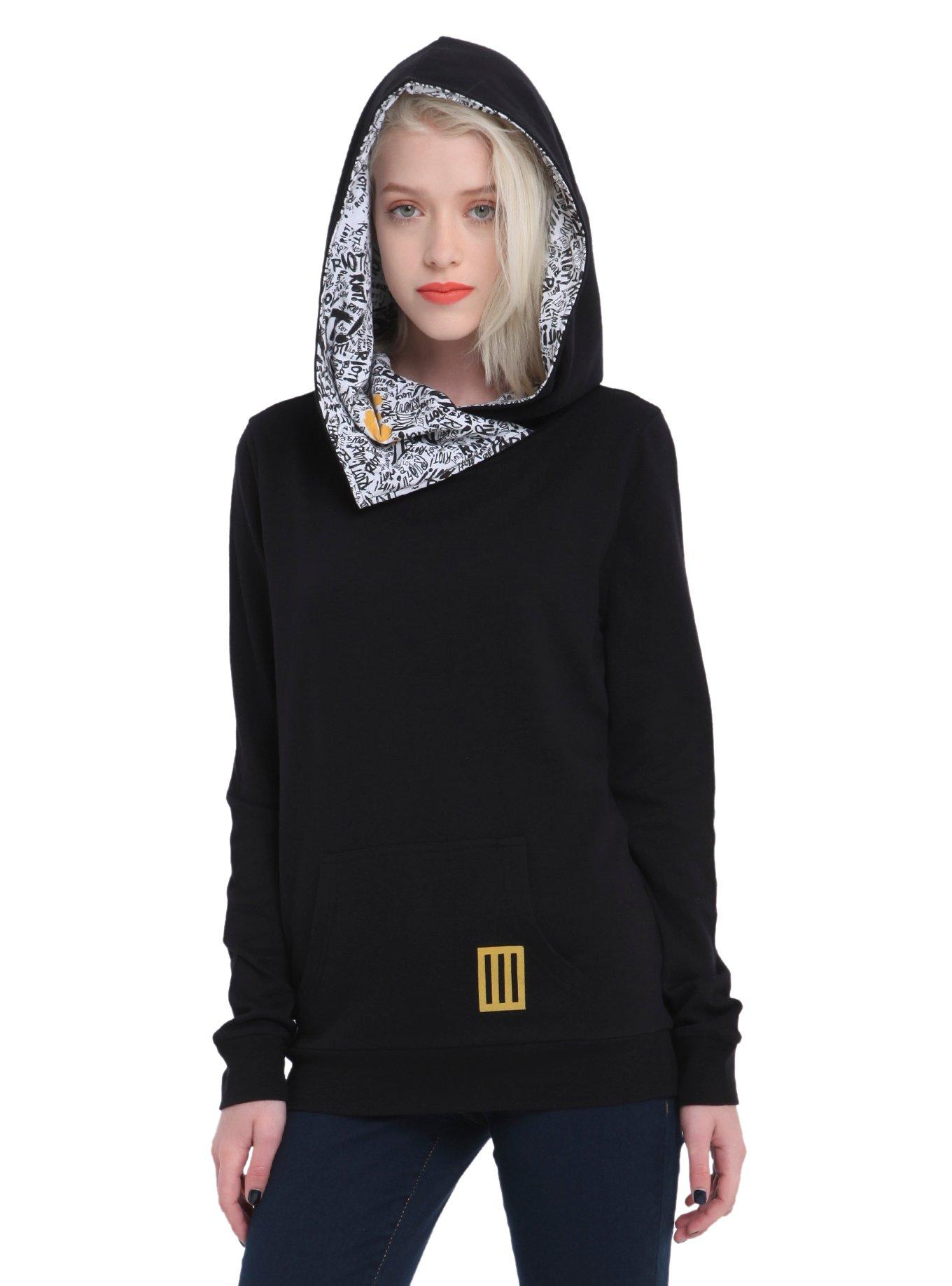 Paramore Riot! Cowl Neck Girls Pullover Hoodie | Hot Topic