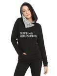 Sleeping With Sirens Logo Girls Pullover Hoodie, BLACK, hi-res