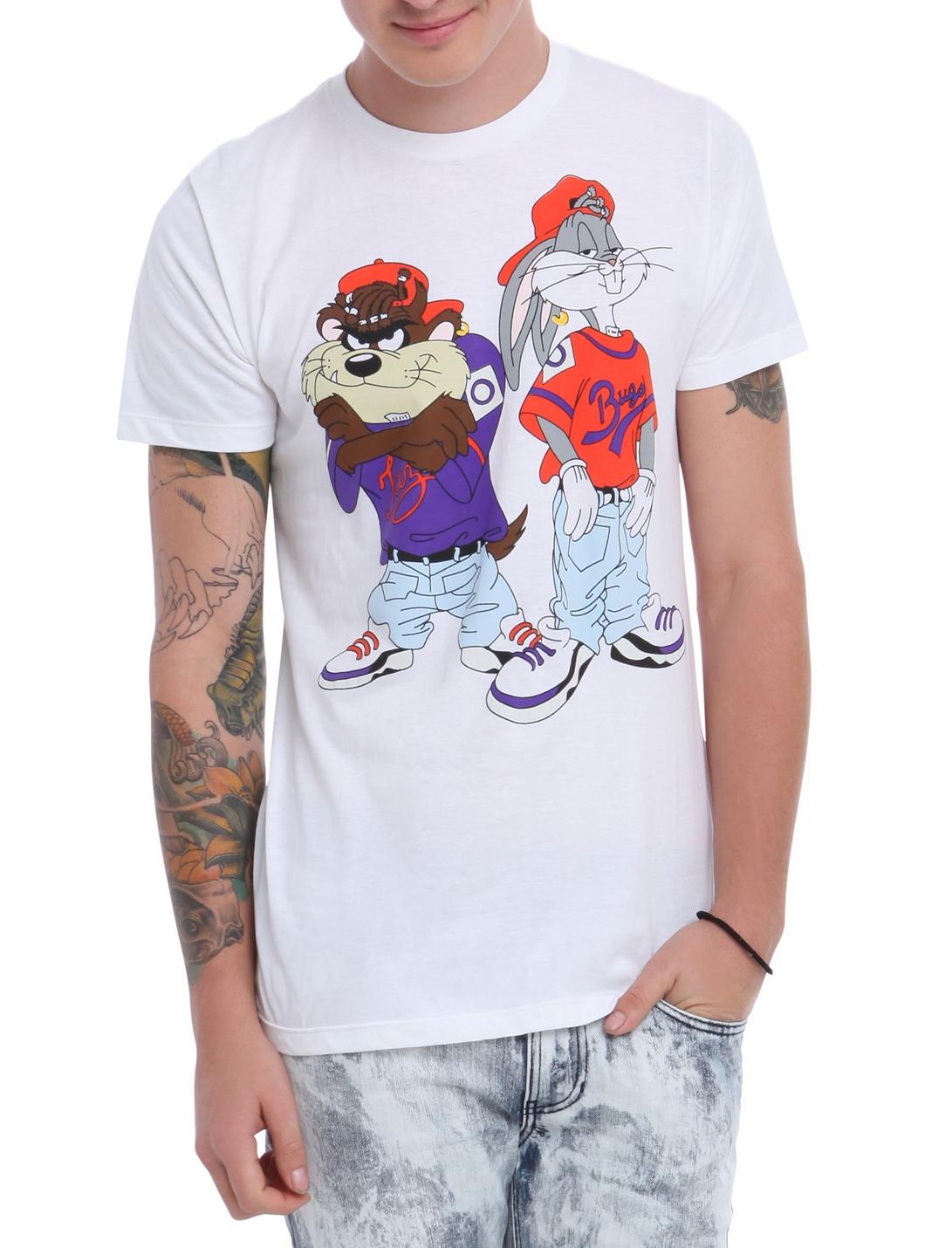 Looney Tunes Bugs & Taz Old School T-Shirt, , hi-res