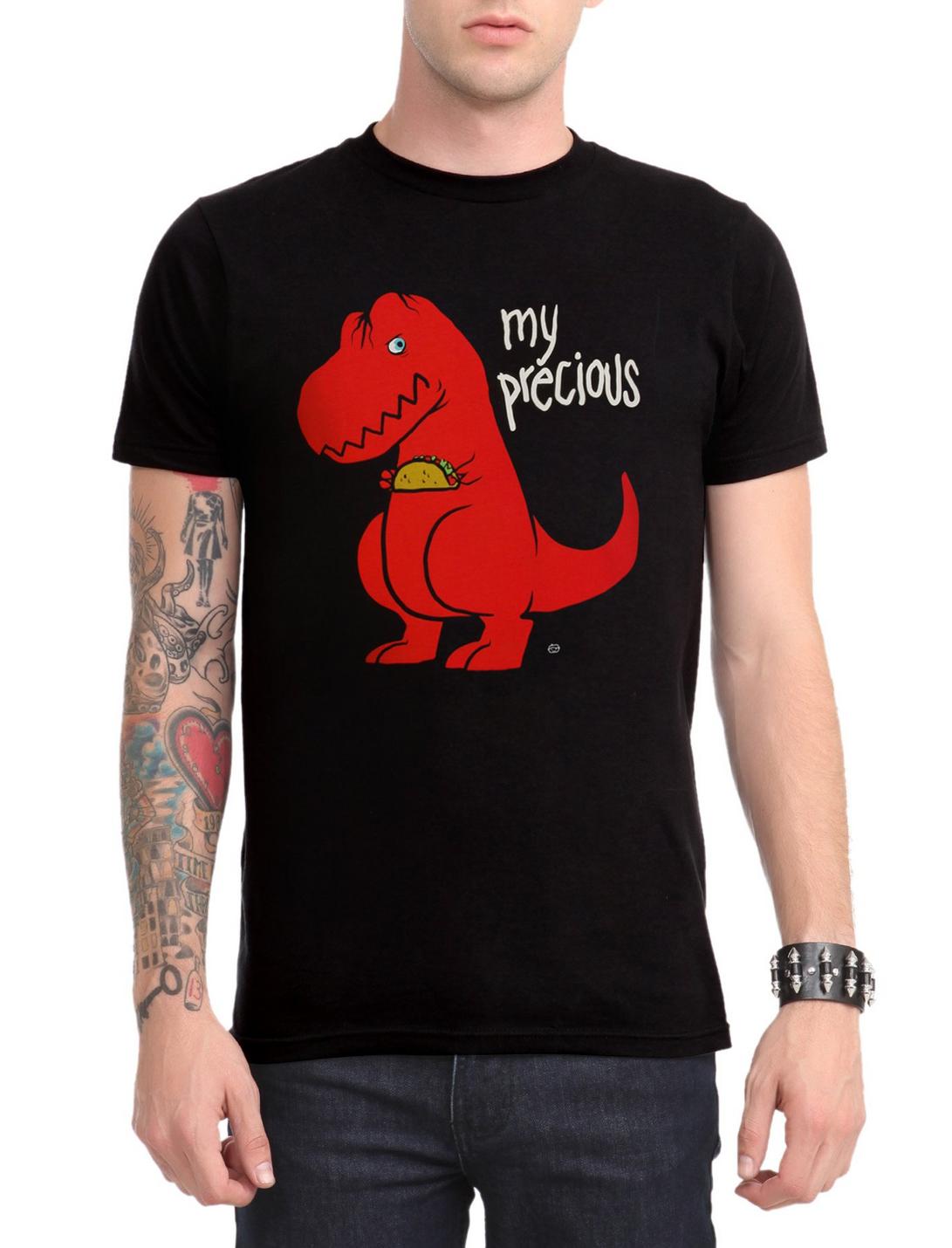 T-Rex Precious Taco T-Shirt, BLACK, hi-res