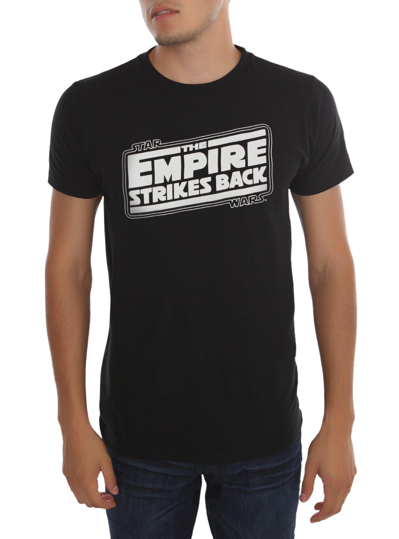 Star Wars: Episode V The Empire Strikes Back Logo T-Shirt, BLACK, hi-res
