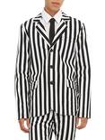 Royal Bones By Tripp Black & White Striped Blazer, BLACK, hi-res