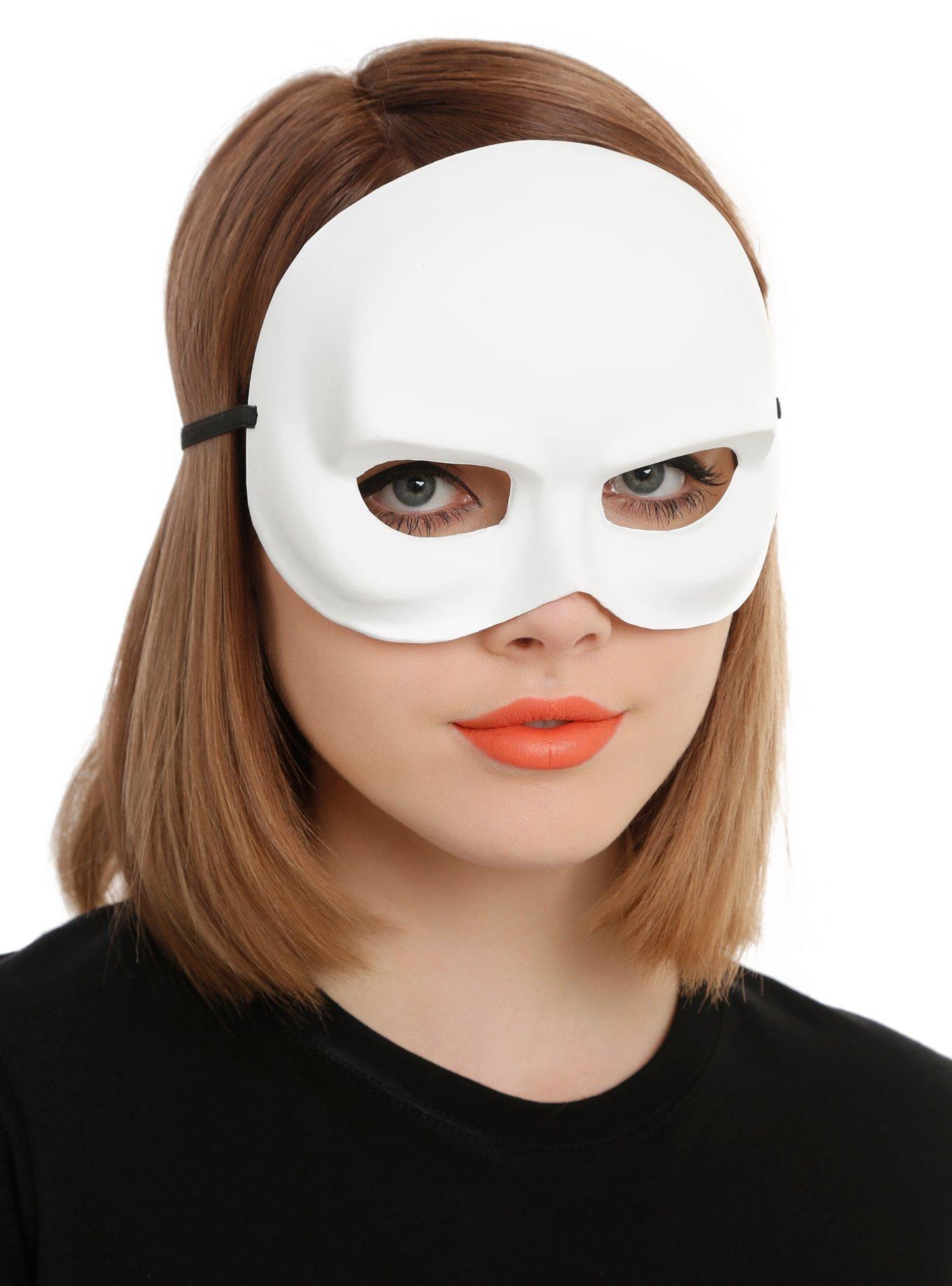 White Half Mask | Hot Topic